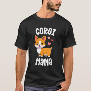 Corgi Mama Shirt Gift Ik hou van mijn Corgi Moeder
