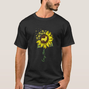 Corgi Mama Sunflower Corgi Dog Mama T-shirt