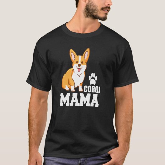 Corgi Mama T-shirt (Voorkant)