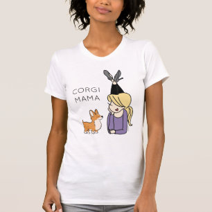 Corgi Mama T-Shirt personnalisé