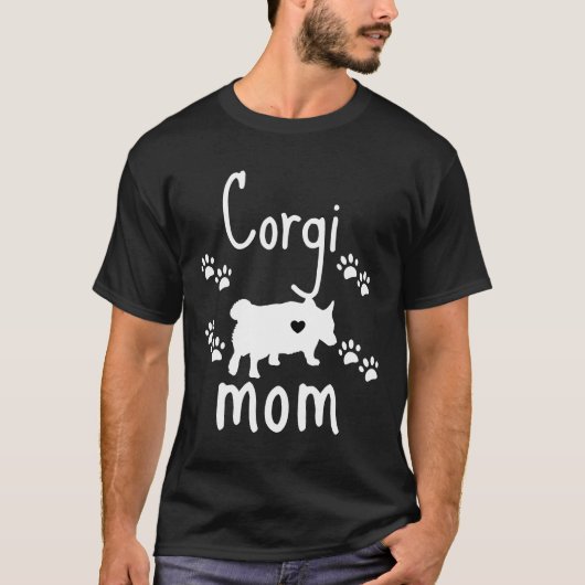 Corgi Mama Welsh Corgi T-shirt (Voorkant)