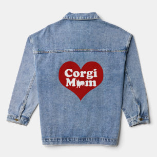 Corgi Maman Mignonne Coeur Rouge
