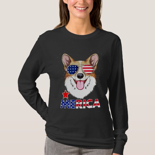 Corgi Merica T-shirt (Voorkant)