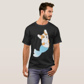Corgi Mermaid Mercorgi T-shirt (Voorkant volledig)
