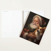 Corgi met Sinterklaas Feestelijke Kerstmis Planner (Display)