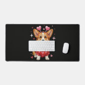 Corgi Mignon Cœur Saint Valentin (Clavier et souris)