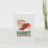 Corgi mignonne avec jeu de Noël : Feu de Noël (Devant)