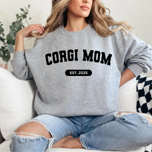 CORGI MOM Dog Mum Custom Geboortejaar Trui