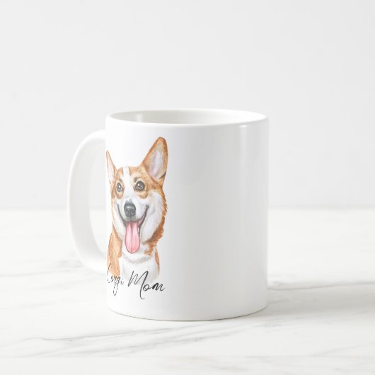 Corgi Mom Mug (Devant gauche)