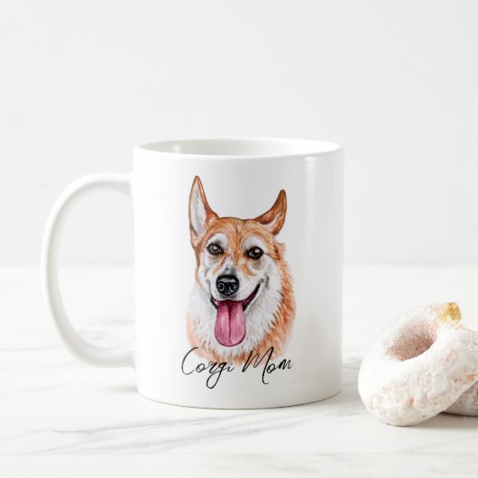 Corgi Mom Mug (Avec donut)