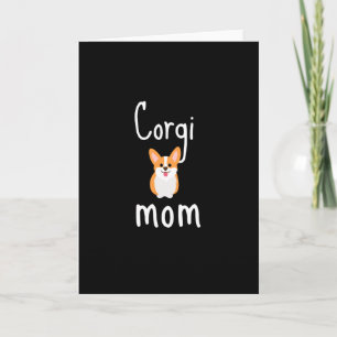 Corgi Mom - Sketch Corgi Kaart
