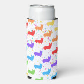  Corgi, Monogrammed Party Favor (Seltzer Voorkant)