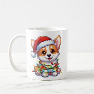Corgi Mug de Noël mignon