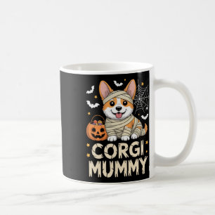 Corgi Mummy Funny Halloween Hondenliefhebber Kostu Koffiemok