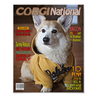 Corgi National Magazine ( afdrukken) Foto Afdruk