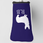 Corgi Navy Golf Head Hoesje Golfheadcover (Draai 90)