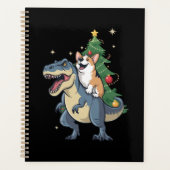 Corgi Noël Dinosaur Arbre Rex Fêtes Noël (Devant)