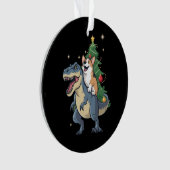 Corgi Noël Dinosaure Arbre Rex Vacances Xmas (devant)
