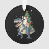Corgi Noël Dinosaure Arbre Rex Vacances Xmas (devant)
