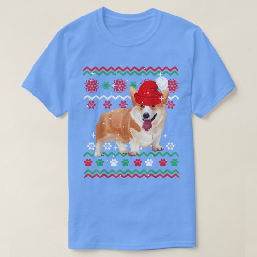 Corgi Noël moche Sweat Style Chien Noël (Design devant)