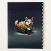 Corgi Noël neige hiver (Dos)