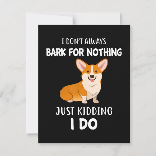 Corgi Notitiekaartje (Voorkant)
