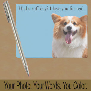 Corgi- of uw hondenfoto—Kleine kerstcadeautjes Cut Post-it® Notes
