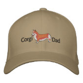Corgi Papa Casquette brodé (Devant)