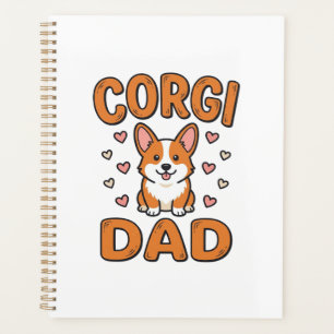 Corgi Papa Gravure Vintage T-shirt pour amateur de