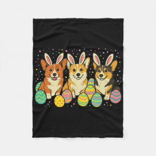 Corgi Pasen Fleece Deken