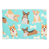 Corgi Pattern Kussensloop (Voorkant)