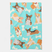 Corgi Pattern Theedoek (Verticaal)