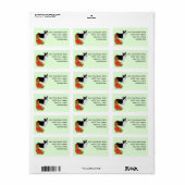 Corgi [Pembroke Welsh] over rode rozen Etiket (Full Sheet)