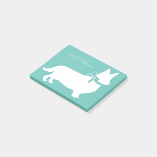 Corgi Pembroke Welsh Post-it Notes (Incliné)