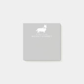 Corgi Pembroke Welsh Post-it Notes (Devant)