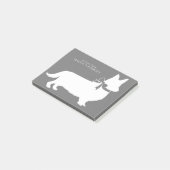 Corgi Pembroke Welsh Post-it Notes (Incliné)