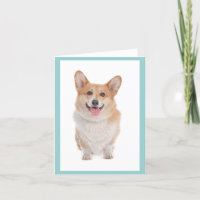 Corgi (Pembroke Welsh) Puppy Dog Note Kaart