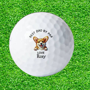 Corgi Perfect Vaderdag cadeau voor de hond vaders Golfballen