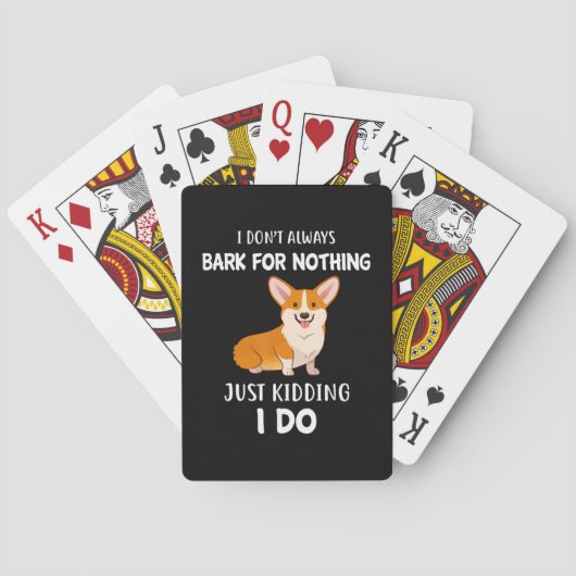 Corgi Pokerkaarten (Achterkant)