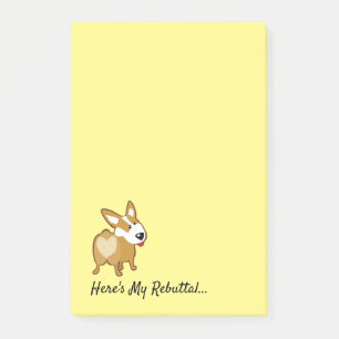 Corgi Post-it® notes, 4 x 6 inch Post-it Notes