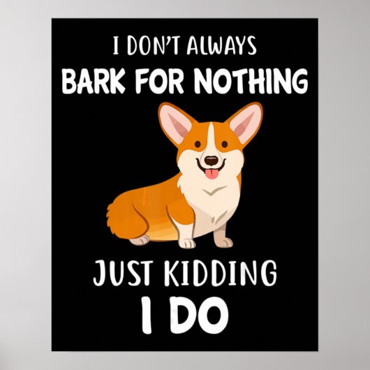 Corgi Poster (Voorkant)