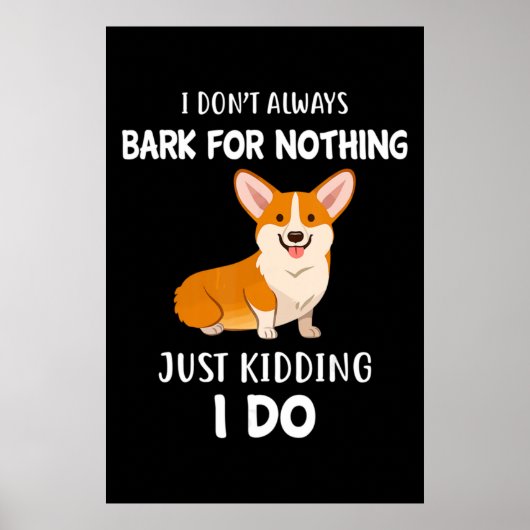 Corgi Poster (Voorkant)