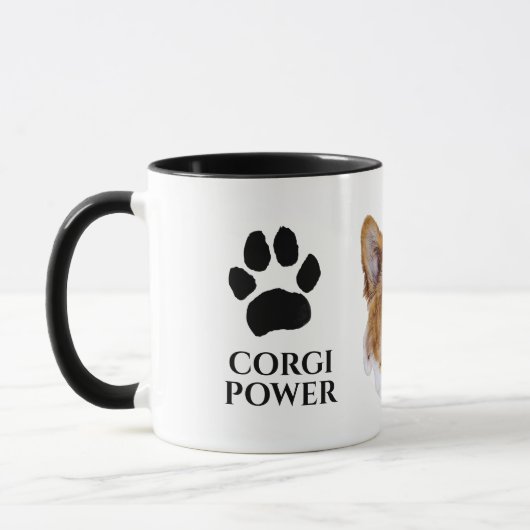 Corgi Power Mug (Gauche)
