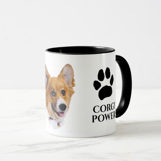 Corgi Power Mug (Devant droit)