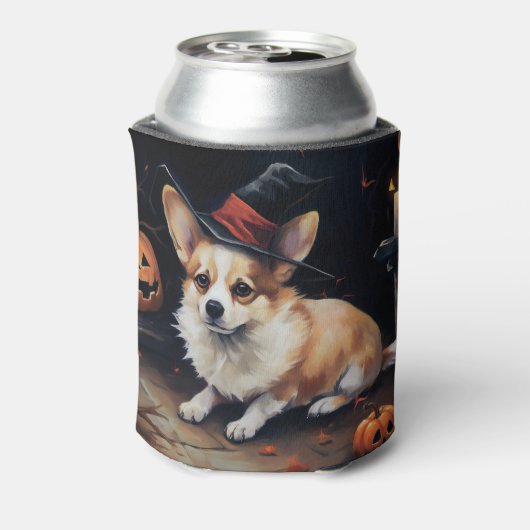 Corgi Pumpkins Halloween Eng Blikjeskoeler (Blikje Achterkant)