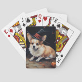 Corgi Pumpkins Halloween Eng Pokerkaarten (Achterkant)