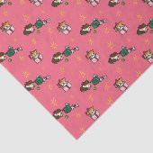 Corgi-Puppies kerstpapier | Gift Wrap Tissuepapier (Detail)