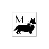Corgi Puppy Dog Pembroke Welsh Rubberstempel (Afrduk)