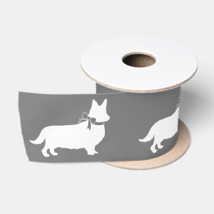 Corgi Puppy Dog Pembroke Welsh Satin Ribbon Lint