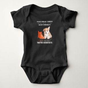 Corgi Puppy Dog ze zijn niet Jerk. Ze zijn wetensc Romper